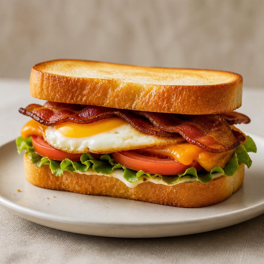 Loaded BLT Breakfast Sandwich